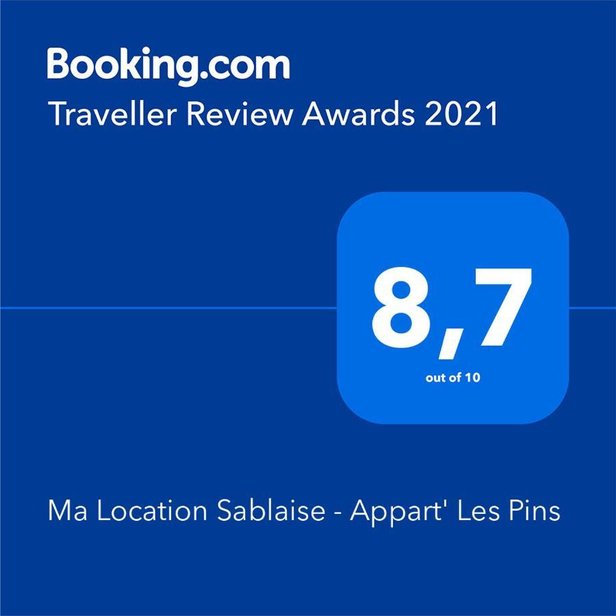 レ・サ​​ーブル・ドロンヌMa Location Sablaise - Appart' Les Pinsアパートメント エクステリア 写真